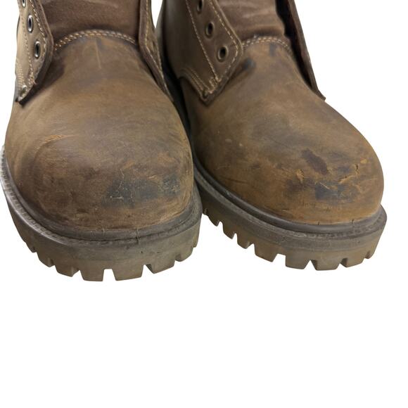 Carolina 6 Inch Work Boot Steel Toe Brown Leathjer Mens 11.5 2E - Picture 2 of 12